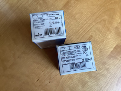 Leviton White Almond Dimmer Switch 3-Way 400W Electronic Low Voltage IPE04-LAW