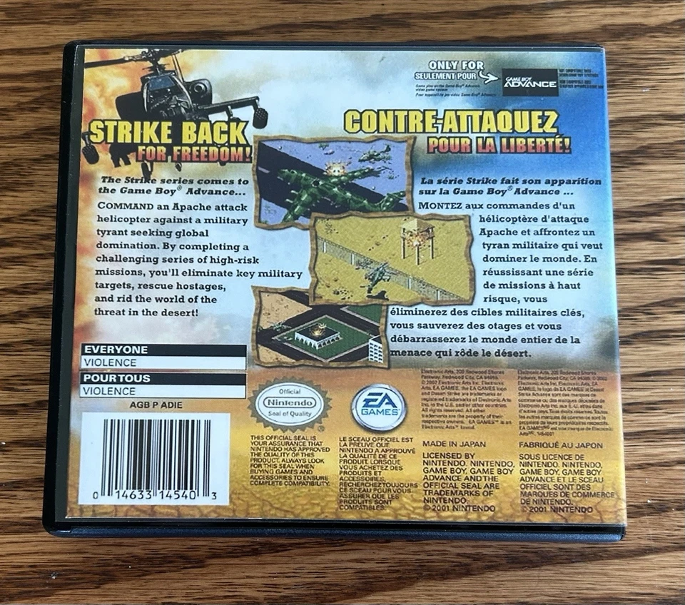 Desert Strike - Nintendo Game Boy Advance - Image 2 of 3