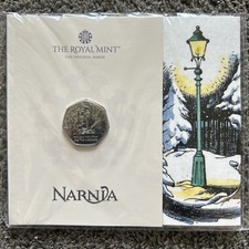 Narnia 2023 the Lion, the Witch and the Wardrobe 50p Royal Mint BU Pack
