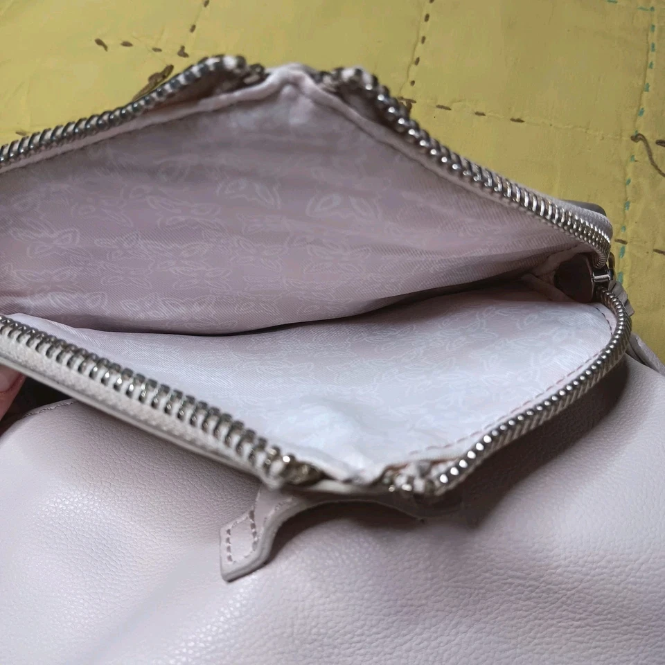 BCBG Geração Rosa Pastel Mini Mochila Bolsa Tote Transversal Fofa Primavera Páscoa - Imagem 4 de 4