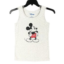 Disney Youth M Mickey Mouse Tank Top Classic Cartoon Sleeveless Tee Disneycore