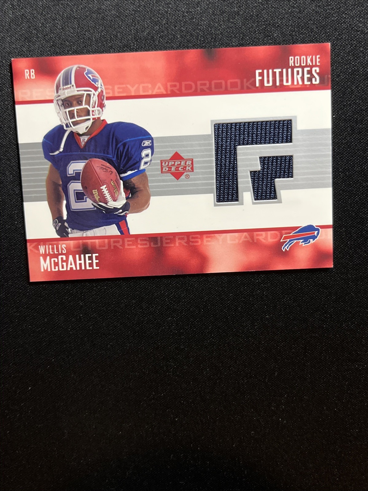 Willis McGahee Upper Deck Rookie Futures Jersey #RFWM Jersey