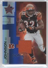 2007 Leaf Rookies & Stars Longevity Sapphire Materials /100 Rudi Johnson #68 4p7