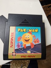 ​Pac-Man NES (Tengen Black Cartridge) - Unlicensed Variant - Authentic - Clean