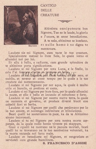 IL CANTICO DELLE CREATURE S. FRANCESCO D'ASSISI - Custodia con 10 Cartoline 1926 - Picture 5 of 13