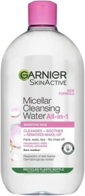 Garnier Micellar Cleansing Water Gentle face Cleanser & Makeup Remover 700 ml UK