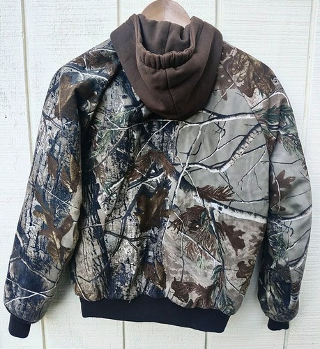 Red Head Camo Jacket Bone Dry Kanati True Timber Hunting Youth Large Thermolite - Picture 3 of 7