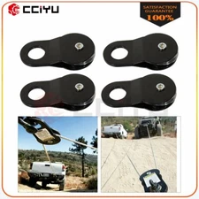 22000 LBS Snatch Block 10 TON black recovery Winch Pulley off-road ATV Tow 4pcs