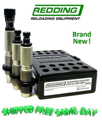 Redding Master Hunter Carbide Deluxe Die 3 Set for 6.5 PRC BRAND NEW! # 69487