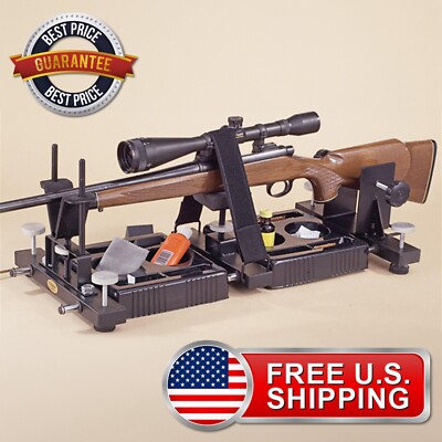Sighting and Cleaning Rest Shooting Stand Holder Adjustable Front & Forend Vise