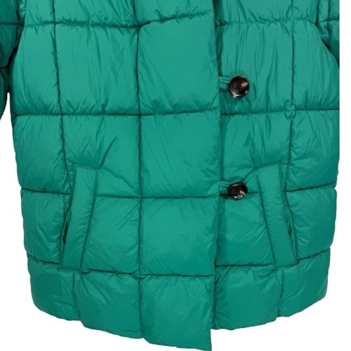 Bernardo Box Quilt Puffer Jacket Coat Emerald Green S - Picture 9 of 16