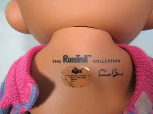 GIANT RUSS BOY TROLL CON FIRMA - Muñeca Russ Troll 14" - RARA - Completa - Imagen 15 de 15