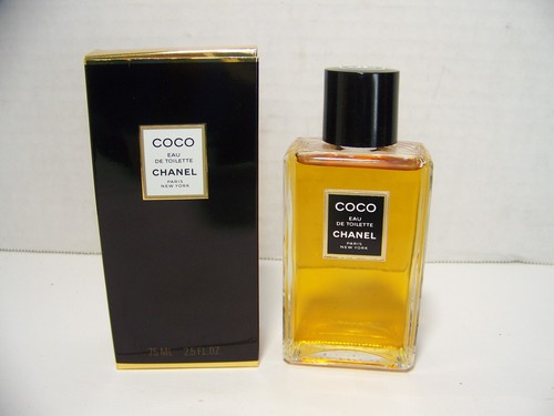 Bouteille d'eau de toilette vintage COCO CHANEL 2,5 oz neuve dans sa boîte - Photo 1 sur 3