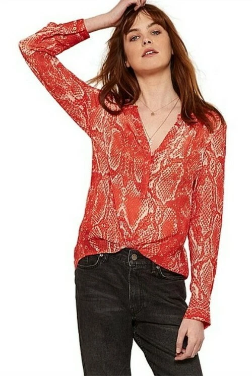 Mint velvet snake print blouse hotsell
