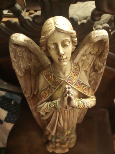 Angel Garden Statue Outdoor Yard Decor Standing Praying Figurine 24 Inch NEW - Picture 9 of 13