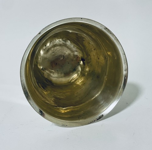 Antique 18th Century Solid Silver Christening Cup Goblet Beaker French - Picture 11 of 13