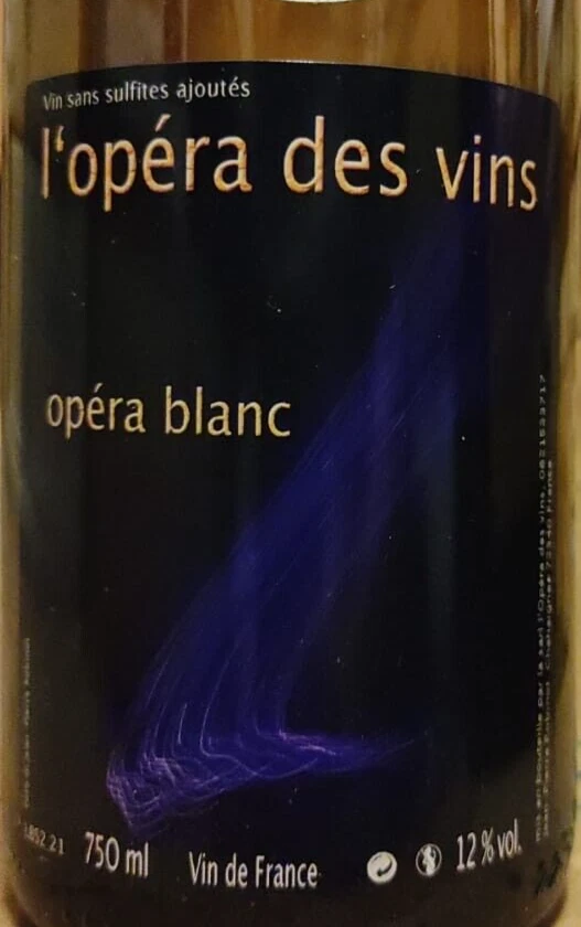 Jean-Pierre Robinot L'Opéra Des Vins Opéra Blanc 2021 Vin Blanc Loire France - Photo 2/2