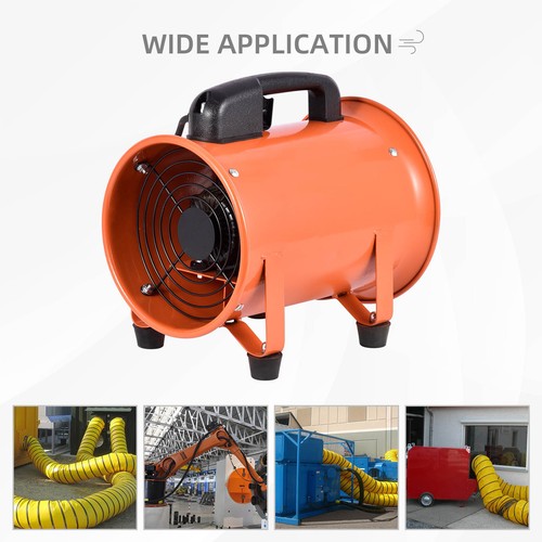 Portable Utility Blower Fan 110v Fume Ventilation Extractor High Velocity cozy