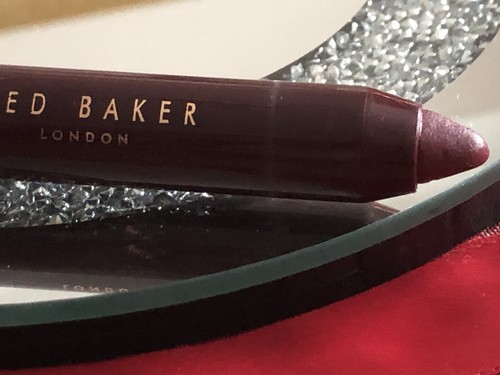 TED BAKER LONDON LIP CRAYON DARK BURGUNDY PLUM COLOUR LIPSTICK 2.1g - Picture 3 of 3