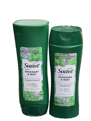 Suave Professionals Shampoo & Conditioner Set 15Oz Each(Rosemary and Mint)