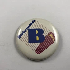 Vintage BIRKENSTOCK Button, Pinback