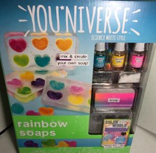 Craft Youniverse Make Your Own Rainbow Soaps, Kids Craft with Bonus Poster