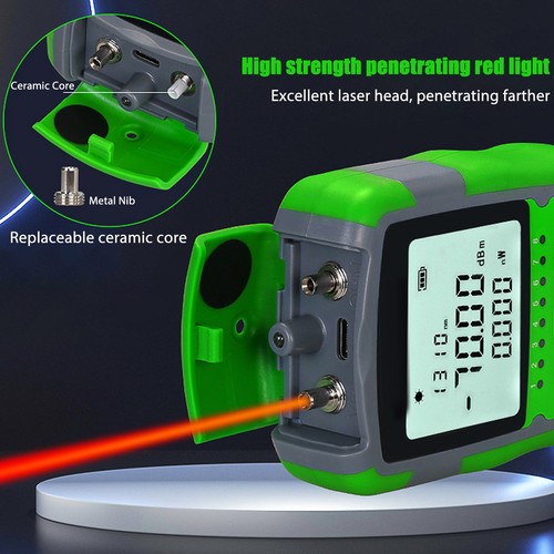15MW Optical Power Meter Red Light Fiber Cable Power Tester With USB Cable - Picture 15 of 24