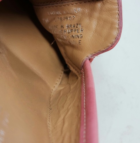 Kenneth Cole New York Think Alike Womens 7.5 Barbie Pink Patent Leather Mules - Picture 11 of 11