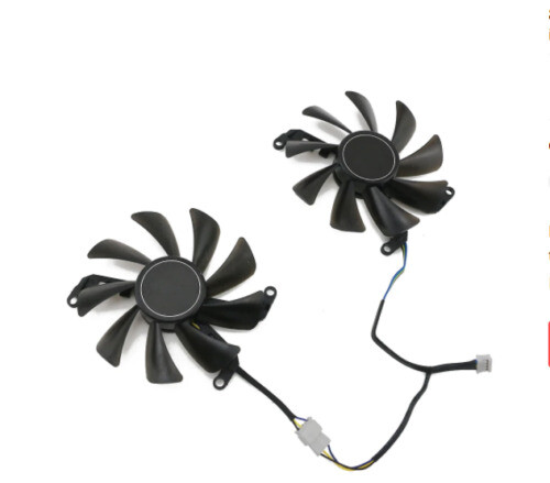 Pair Fans Cooling Fan For GALAX GeForce GTX 1660 1660Ti RTX 2060 2070 - Afbeelding 3 van 4