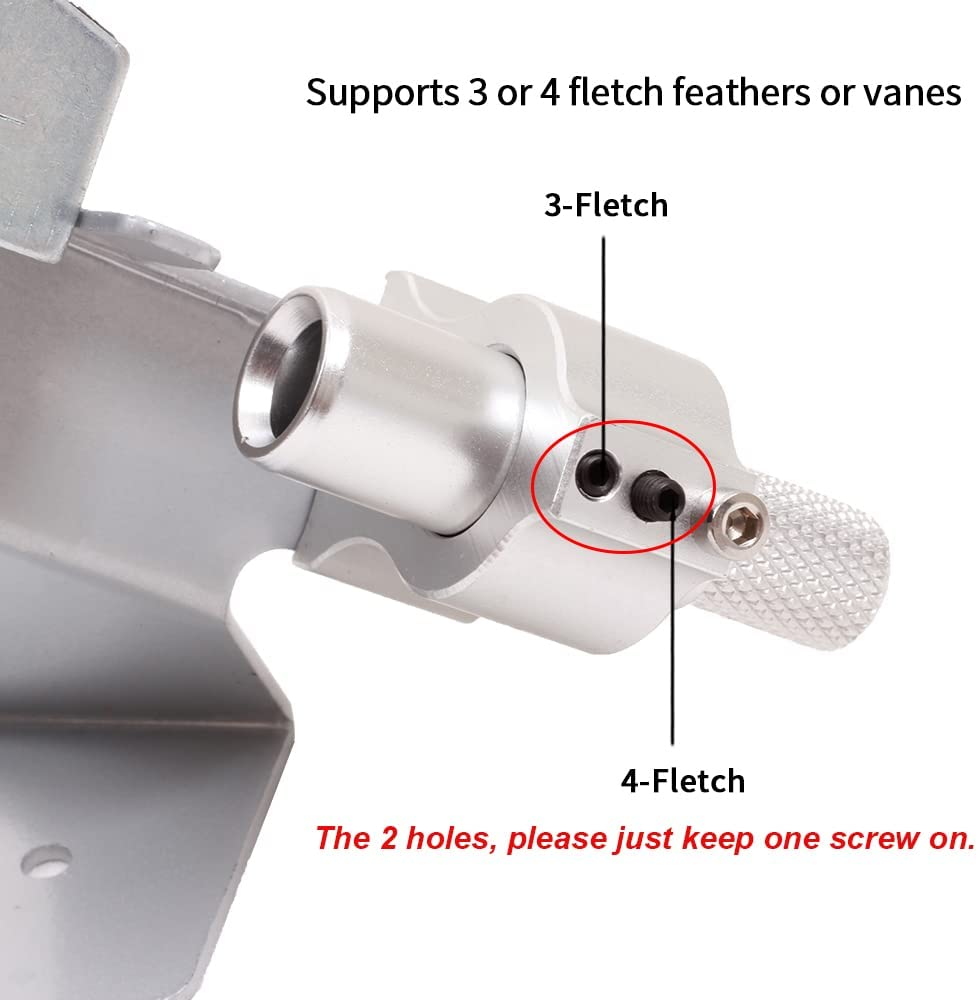 Archery Fletching Tools Jig Adjustable Arrow Fletchings Jig Kit