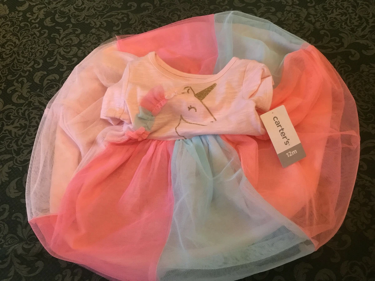 Unicorn dress carters cheap