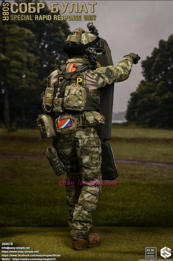 Easy&Simple1/6 СОБР Булат Unit 26067R Easy&Simple 26067R СОБР Булат Special Rapid Response Unit(SOBR)