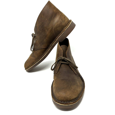Clarks Bushacre Chukka Desert Boot Brown Mens 10.5 Nubuck  display picture 3