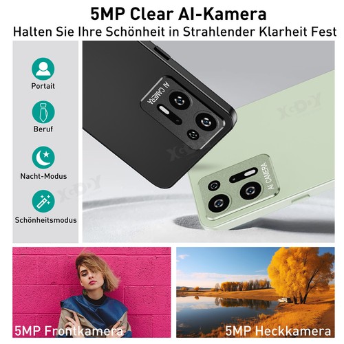2025 Nowy smartfon Android Dual SIM Telefon komórkowy bez umowy Quad Core 4G 16GB 6 cali - Zdjęcie 8 z 26