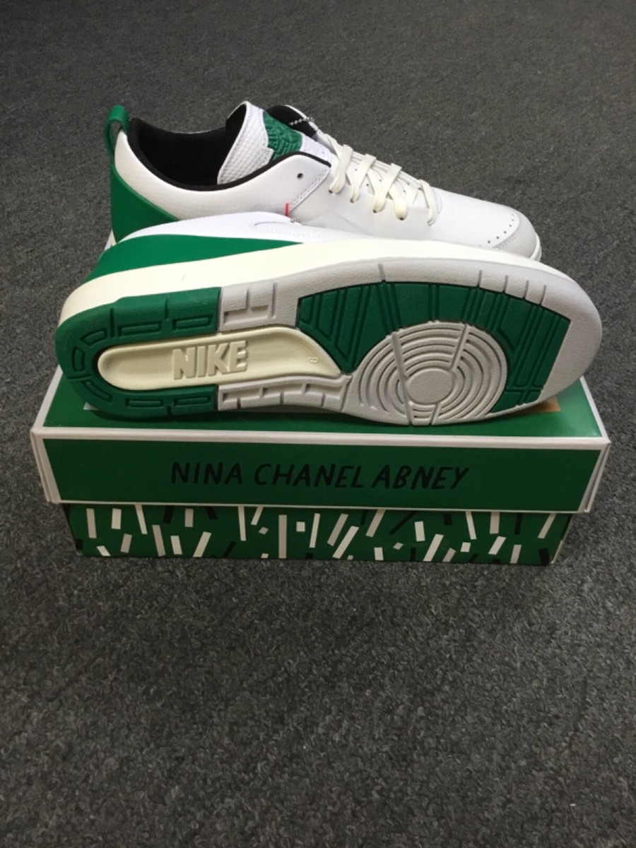スニーカー Nina Chanel Abney Nike WMNS Air Jordan 2 Low White&Malachite Nina Chanel Abney × Nike Women's Air Jordan 2 Retro Low