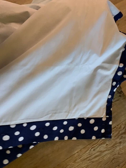 Pottery Barn Kids Curtain Panels-Navy & White polka dot. 2 sets of 2 (4 panels) - Image 4 of 4