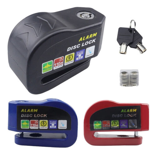 Alarm Disc Lock Portable Bike Disc Lock Security Wheel Disc Lock Anti-Theft