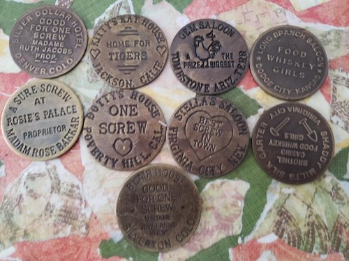 WESTERN SALOON BROTHEL ROOM CHECKS TOKENS (NEW ORDER IN 3/28/25!!!!) - Picture 2 of 3