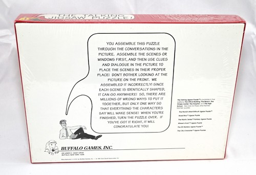 Rare Sealed Buffalo Games The Talking Jigsaw Puzzle ~ The Office Building - Picture 2 of 7