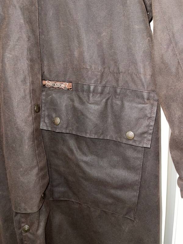 DRIZABONE Australian Brown Oilskin & Cotton Delux Ri… Gem