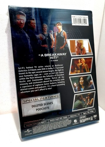 Battlestar Galactica - Season 2.0 (DVD, 2005, 3-Disc Set) NIP - Picture 4 of 9