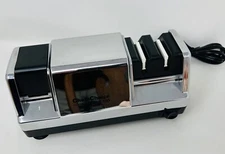 Chefs Choice Knife Sharpener Model 110 White Diamond Electric Chrome Finish