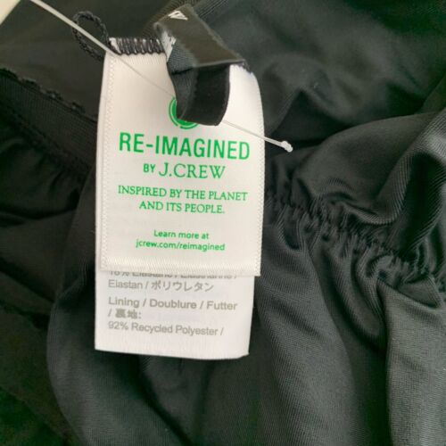 J. Crew Ruched Black One Piece Swimsuit Bathing Suit Size 22 NWT - Picture 9 of 11