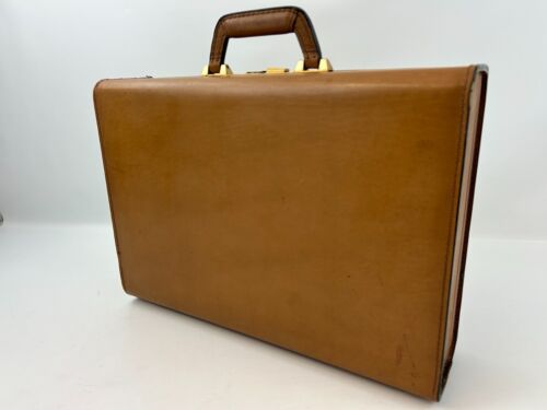 Maletín de viaje vintage de cuero para abogado de negocios profesional KORCHMAR para hombre - Imagen 3 de 12