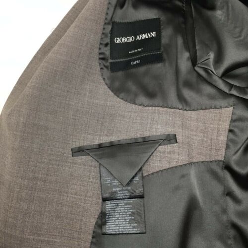 GIORGIO ARMANI Double Breasted Blazer - Grey - UK 44/IT 54 - £1500 - Picture 7 of 11