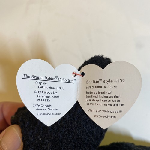 Ty Beanie Babies Dogs -Lot of 8 New w/Tags- Dalmation Pug Huskey Wienne Rover - Picture 13 of 14