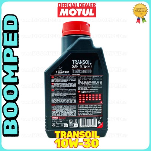 OFFERTA 1 LITRO OLIO MOZZO TRASMISSIONE MOTUL TRANSOIL 10W30 MINERALE MO03 - Foto 3 di 5