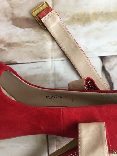 Jacobies By ornements Desire rouge daim 7 8 d Flirt avec en TF55Upnxq1