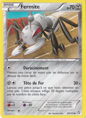  Fermite -Noir & Blanc - Dragons Exaltés - 83/124 -Carte Pokemon Française  - Photo 1/1