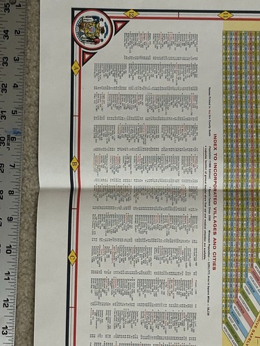 1969 Wisconsin Highway Map Department of Transportation DOT New HUGE +Sinclair - Picture 6 of 20